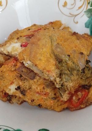Foto resep Dadar Pedas Telur Ikan