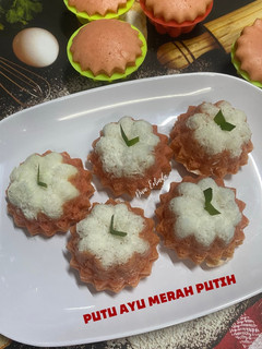 Foto resep Putu Ayu Merah Putih (Snack MPASI)