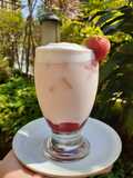 Korean strawberry milkshake