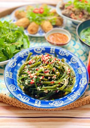 Hình của món Dưa Rau Muống Chua Ngọt.