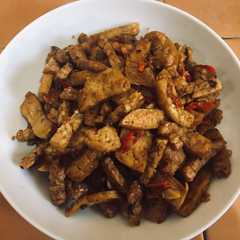 A picture of Orek tahu tempe.