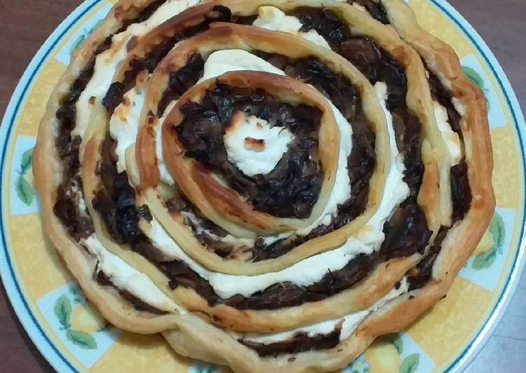 Rosa di funghi e ricotta!