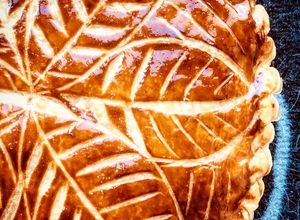 Une photo de Galette à la frangipane et framboises
