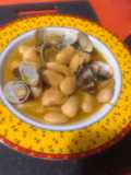 Fabes con almejas