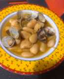 Fabes con almejas