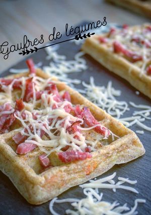 Une photo de Gaufres de légumes