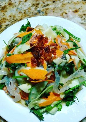 Hình của món Gỏi sứa giòn ngon.