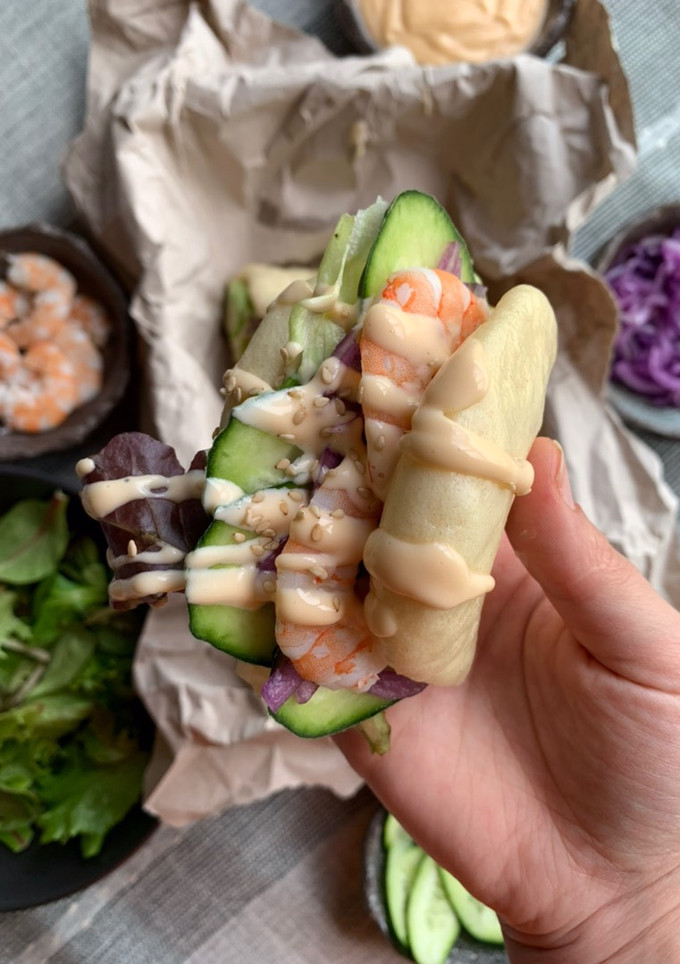 Una foto de Pan bao al vapor