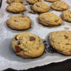 A picture of Soft Chewy Choco Cookies.
