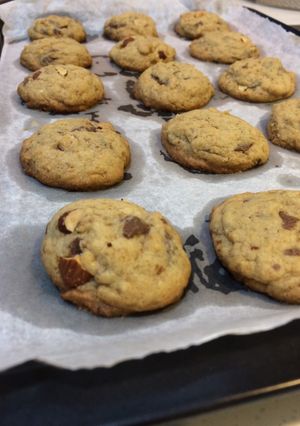 A picture of Soft Chewy Choco Cookies.