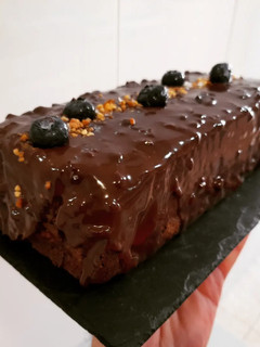 Una foto de Plumcake de chocolate y jengibre