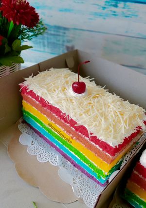 Foto resep Rainbow Cake