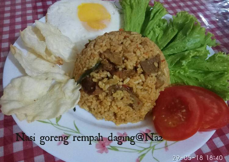 Nasi Goreng Rempah daging#BikinRamadanBerkesan