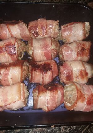 Una foto de Minis pastelitos de carne con panceta