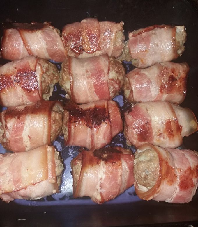 Una foto de Minis pastelitos de carne con panceta