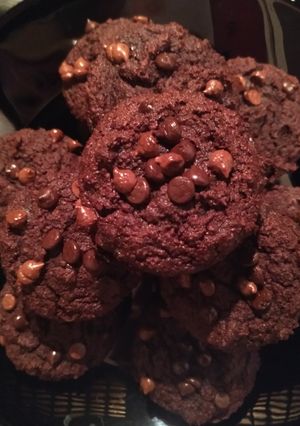 Φωτογραφία της συνταγής Μπισκότα (ή muffins) σοκολάτας με αλεύρι καρύδας (και για Vegan)