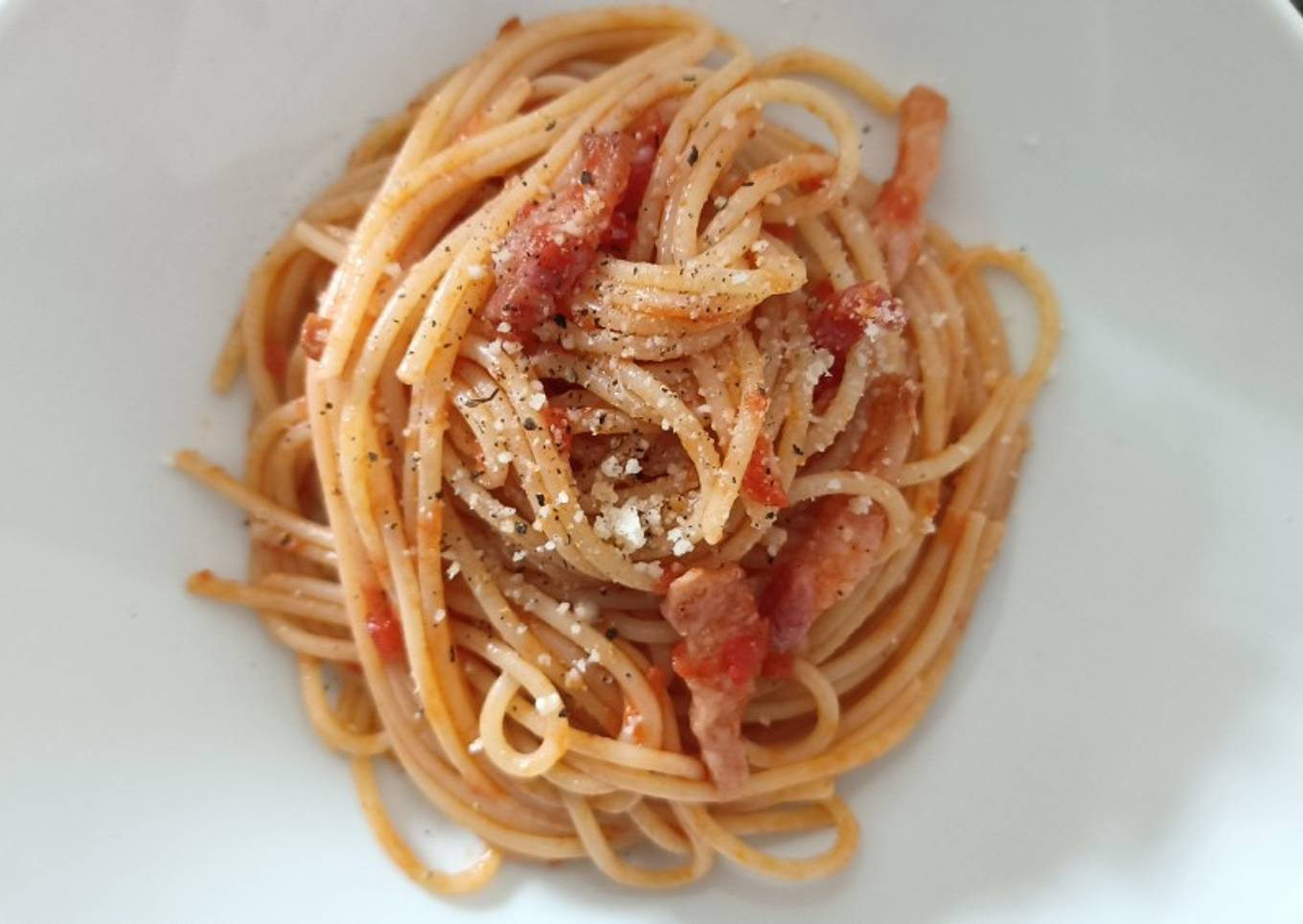 Spaghetti amatriciana