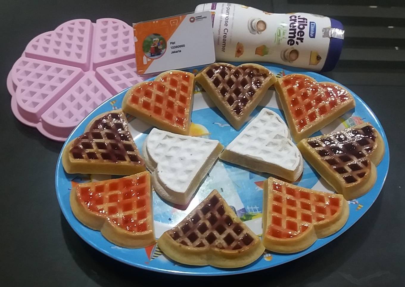 220. Waffle fiber creme