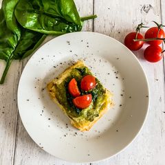 A picture of Spinach & Pesto Tartlets.
