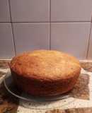 Torta de banana y dulce de membrillo