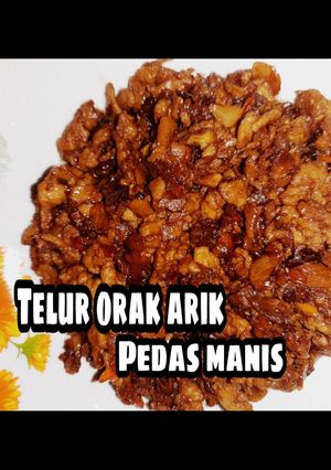 Foto resep 10. Telur orak arik pedas manis 💕