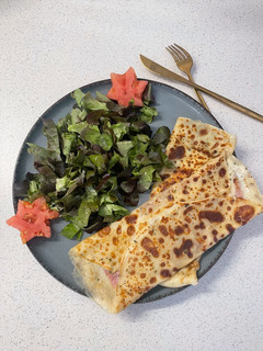 Une photo de Crêpes jambon/fromage