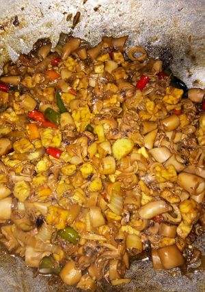 Foto resep Cumi asin pedas manis