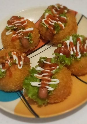 Foto resep Donut hotdog