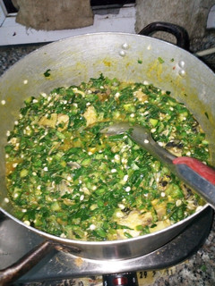 A picture of Fresh Okro Soup.