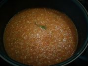 Una foto de salsa bolognesa con comino