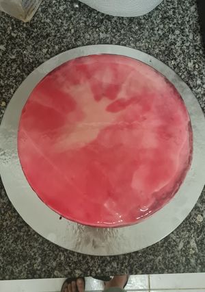 Foto de Bolo de Chocolate com recheio de creme de limão