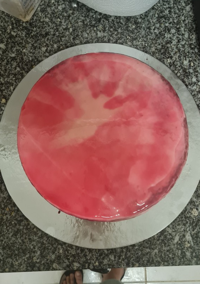 Foto de Bolo de Chocolate com recheio de creme de limão
