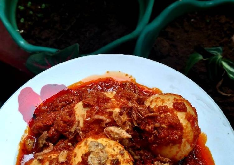 Resep Telur masak habang khas Banjarmasin, Bikin Ngiler