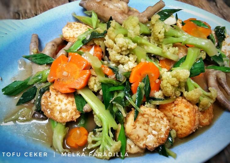 Tumis Tofu Ceker