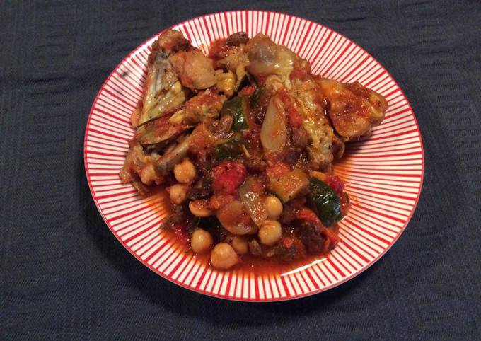 Ailerons de poulet en tajine à ma façon