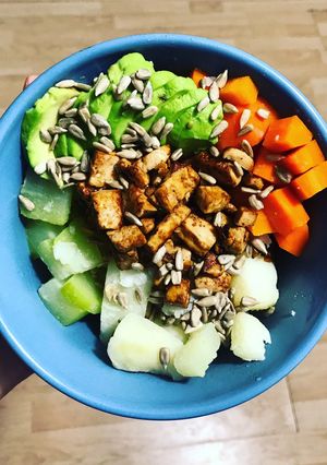 Una foto de Bowl tofu vegano 🌱