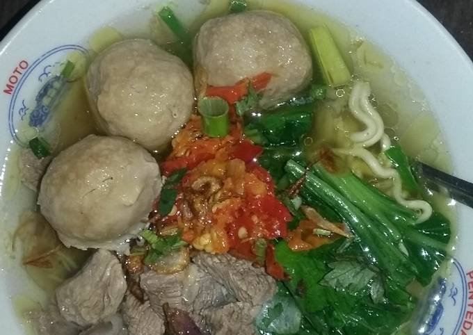 Resep Bakso Sapi Tetelan Non Msg Oleh Fitriwati Ningsih Cookpad