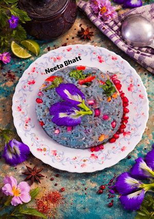 ब्लु पी राइस (Blue Pea Rice) रेसिपी मुख्य फोटो