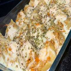 معكرونة القواقع بالدجاج 🐚-レシピのメイン写真