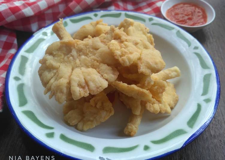 Langkah Mudah untuk Menyiapkan Jamur tiram goreng tepung (#Bandung_recookGiacintaPermana), Bikin Ngiler
