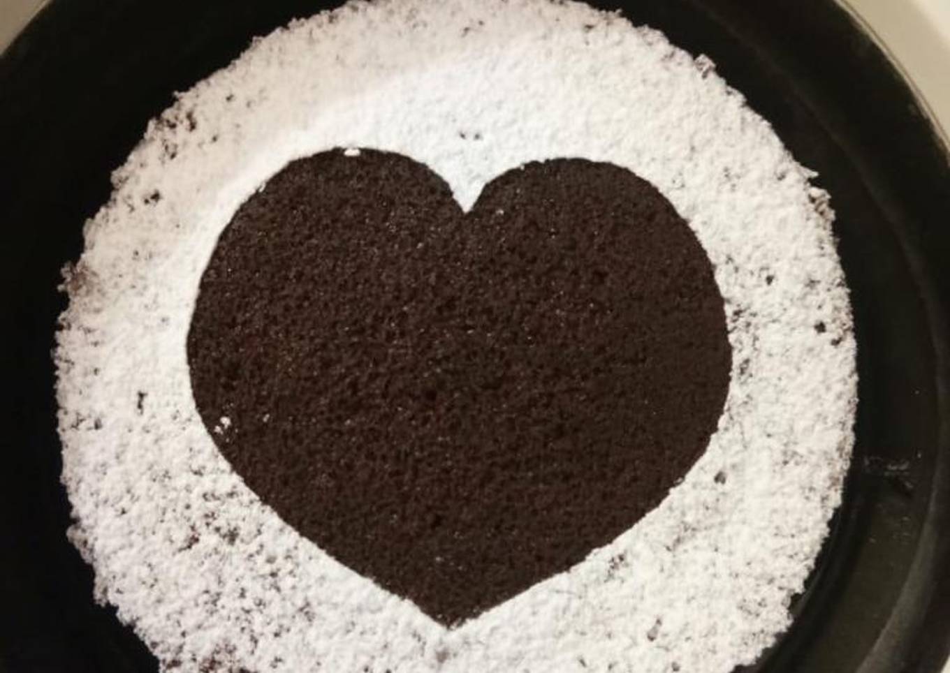 Sweetheart chocolate cake