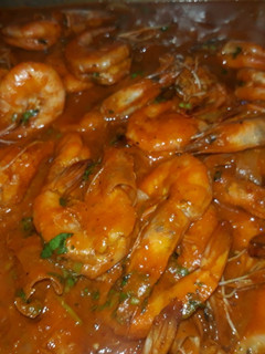 Una foto de Camarones a la diabla