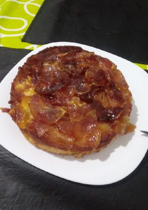 Una foto de Torta Invertida de Manzanas!