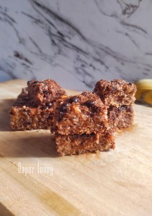 Foto resep Bolu Oat Pisang Cokelat Lembut (Moist Banana Choco Oat Cake)