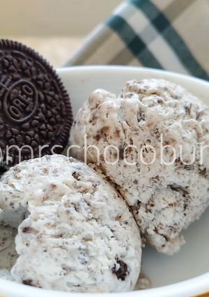 Foto resep Vanilla Oreo Ice Cream