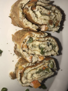A picture of Egg rolls.