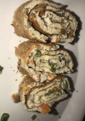 A picture of Egg rolls.