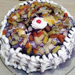 A picture of Cocktail fruit cake.