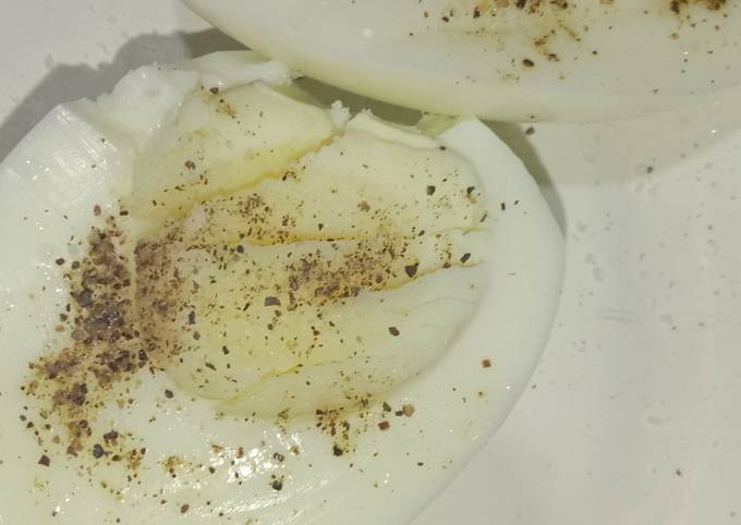 Boiled eggs with Chat masala Recipe