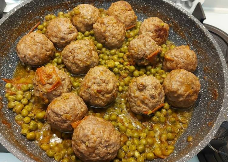 Ricetta Polpette Con Piselli Di Cucinare Serenamente Cookpad